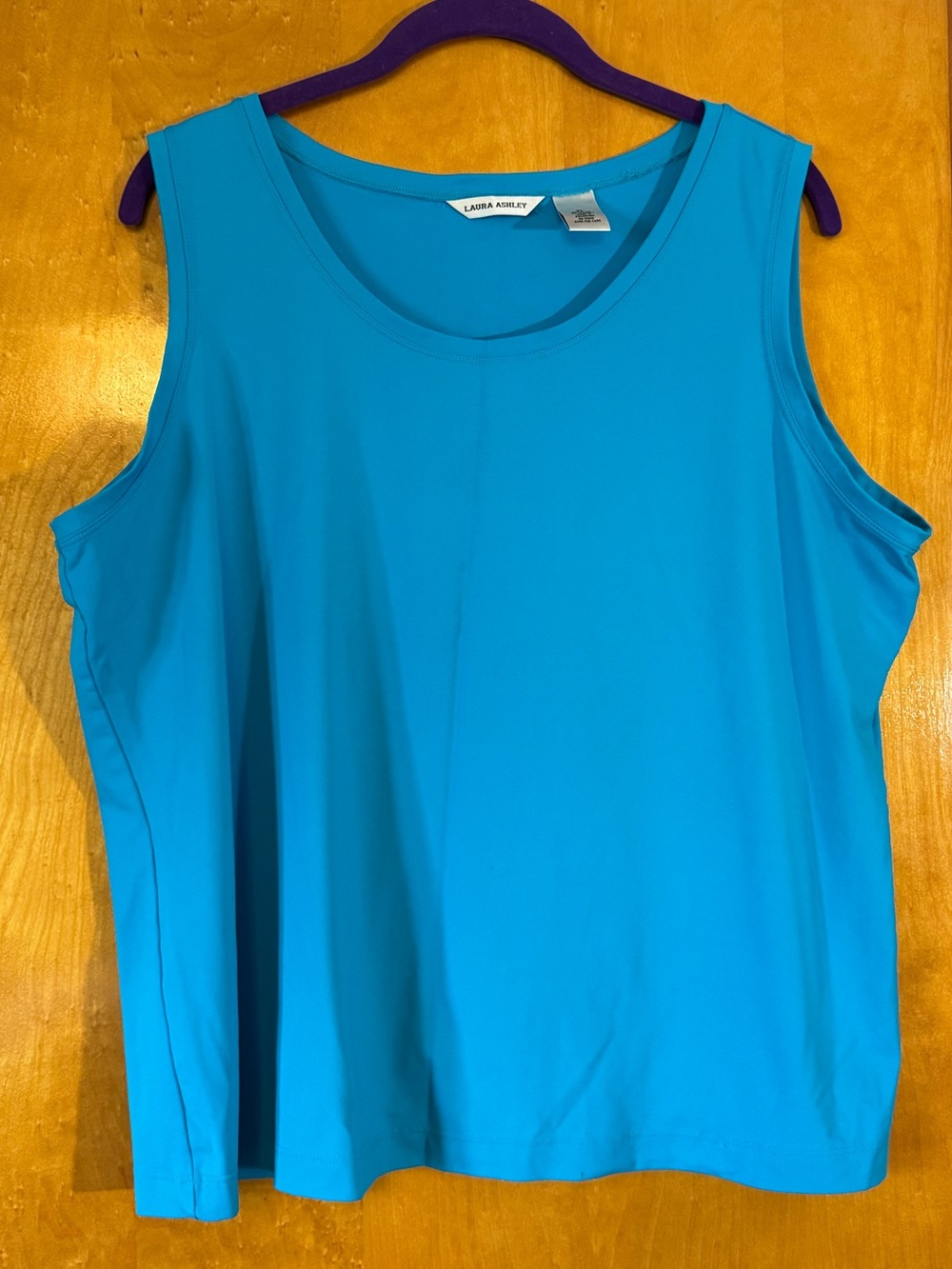 Laura Ashley Turquoise Blue Sleeveless Tank